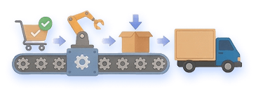 주문 이후는 전부 자동